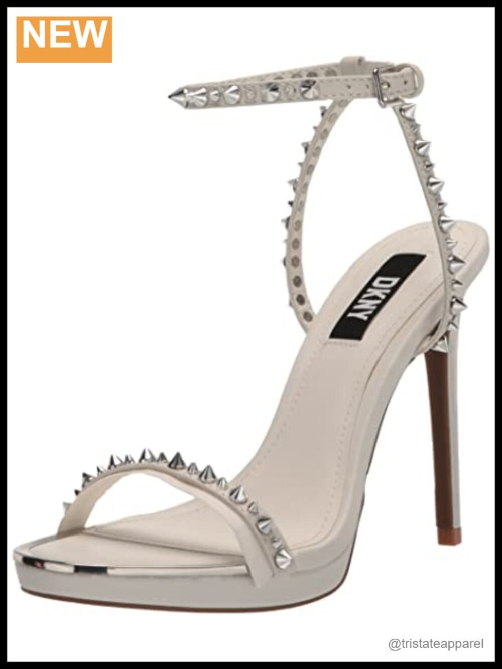 DKNY Dacia Platform Stiletto Heeled Sandals Ankle Strap Open Toe Evening